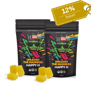 2 x Happy H Gummies Pineapple 10 mg pro Stück Strong Edition 24 Stück